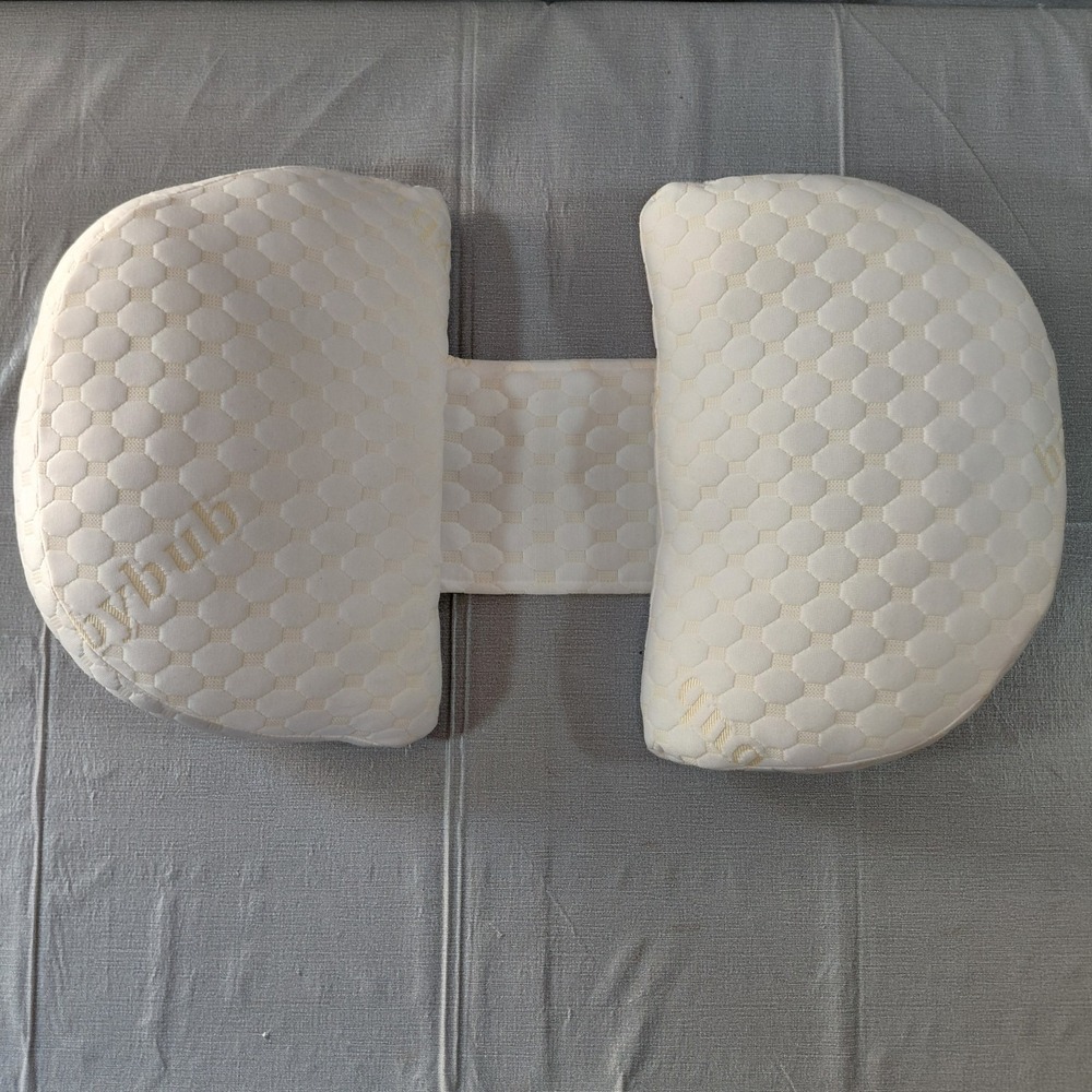 BabyBub Bub's Maternity Pillow Bump and Back Support Adjustable 2-Pillow Set